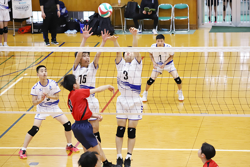 写真：試合中の選手の様子