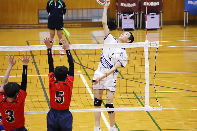 写真：試合中の選手の様子