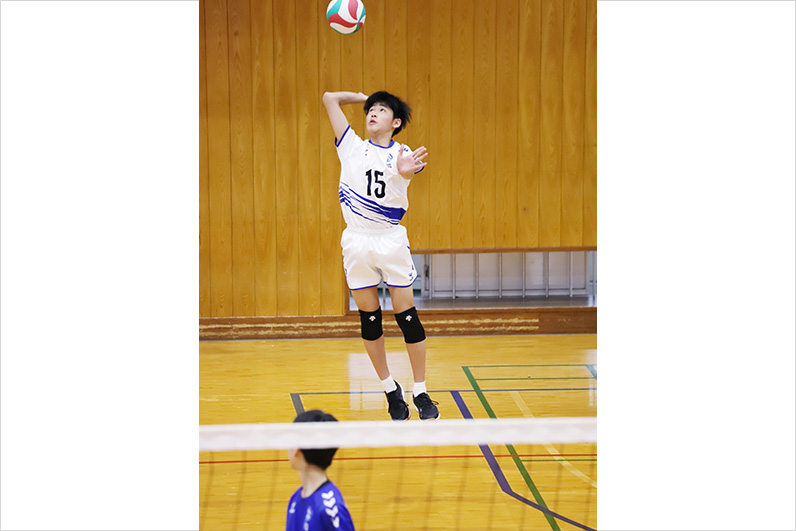 写真：試合中の選手の様子