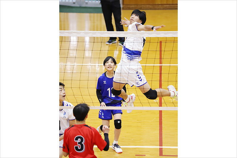 写真：試合中の選手の様子