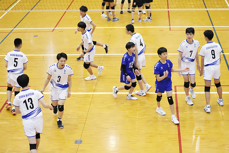 写真：試合中の選手の様子