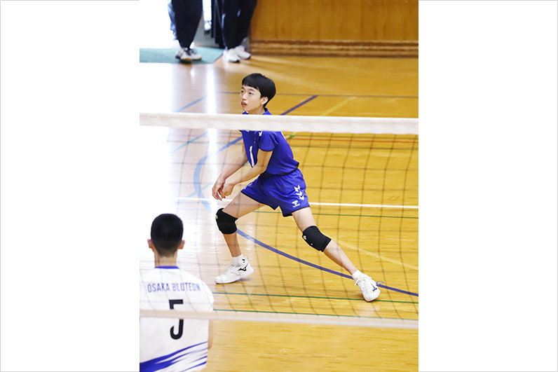 写真：試合中の選手の様子