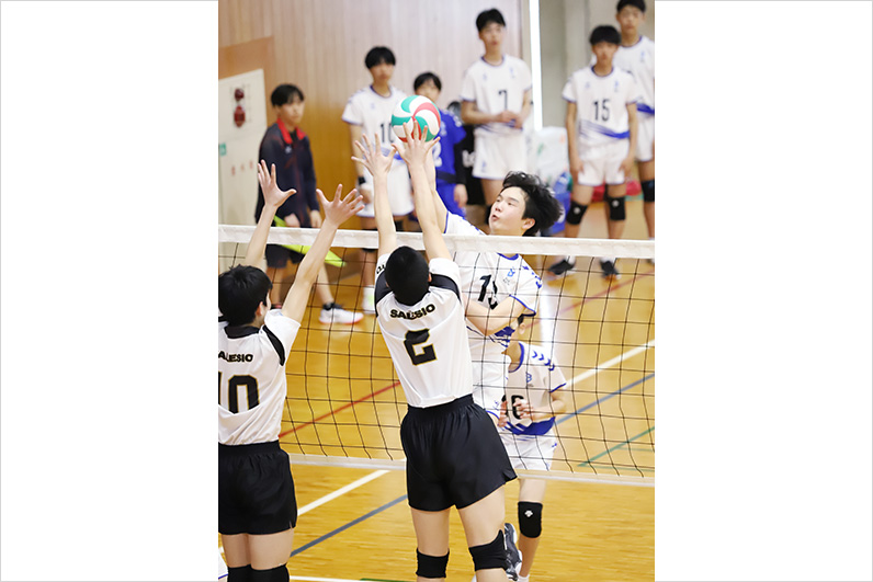 写真：試合中の選手の様子