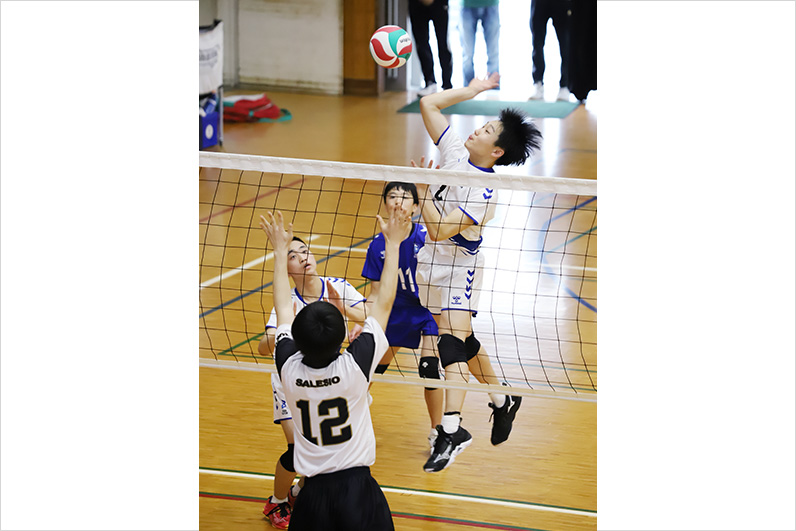 写真：試合中の選手の様子