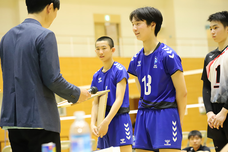 写真：試合中の選手の様子