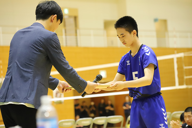写真：試合中の選手の様子