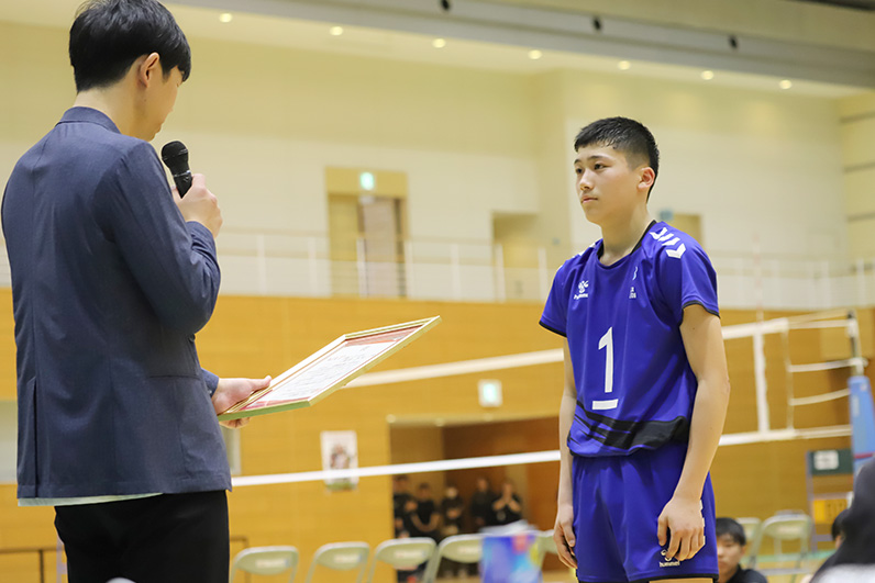 写真：試合中の選手の様子