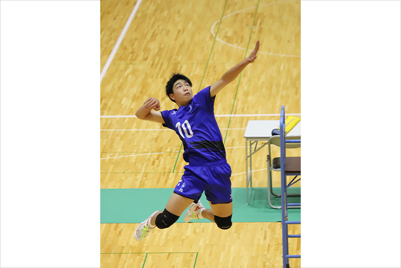 写真：試合中の選手の様子