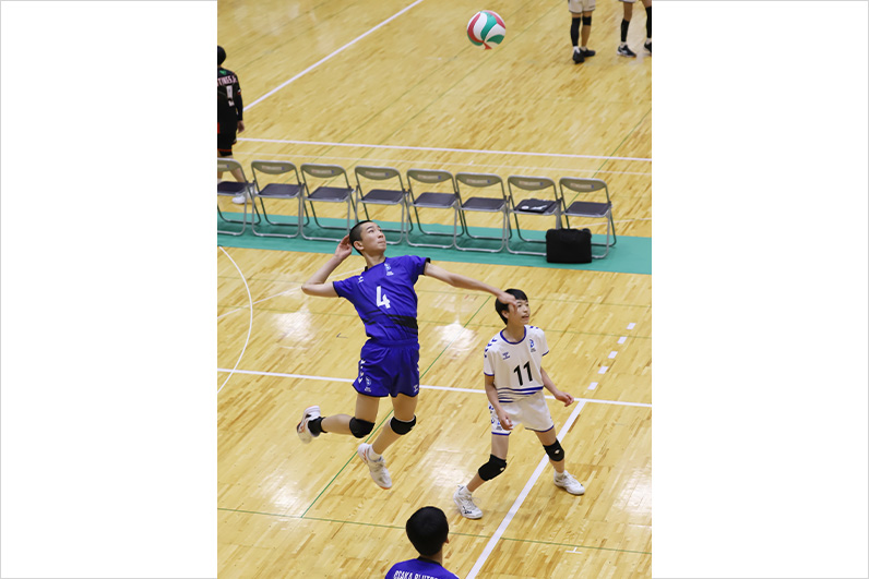 写真：試合中の選手の様子