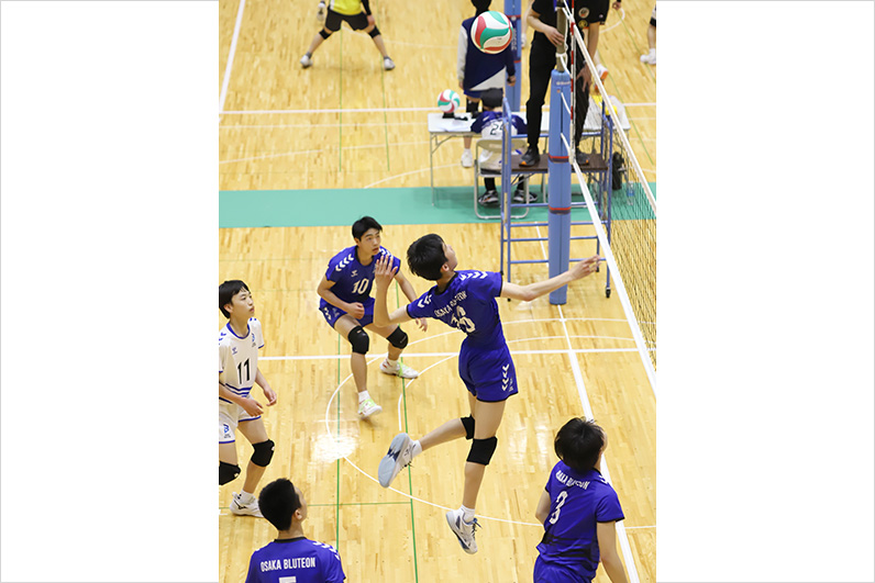 写真：試合中の選手の様子