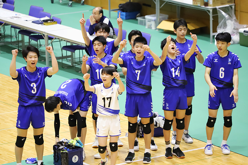 写真：試合中の選手の様子