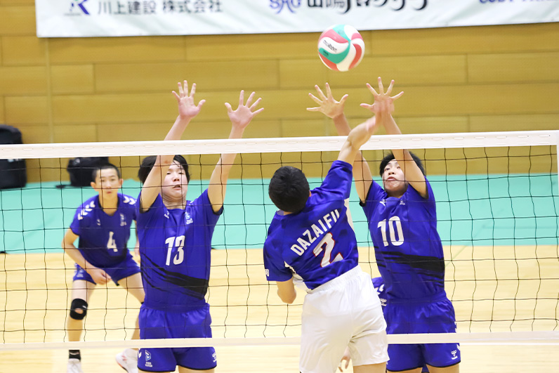 写真：試合中の選手の様子