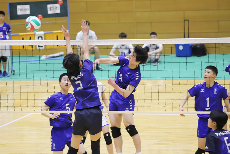 写真：試合中の選手の様子