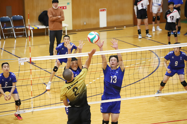 写真：試合中の選手の様子
