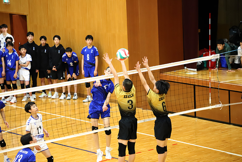 写真：試合中の選手の様子