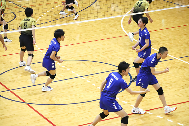 写真：試合中の選手の様子