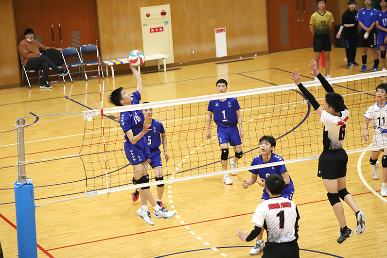 写真：試合中の選手の様子