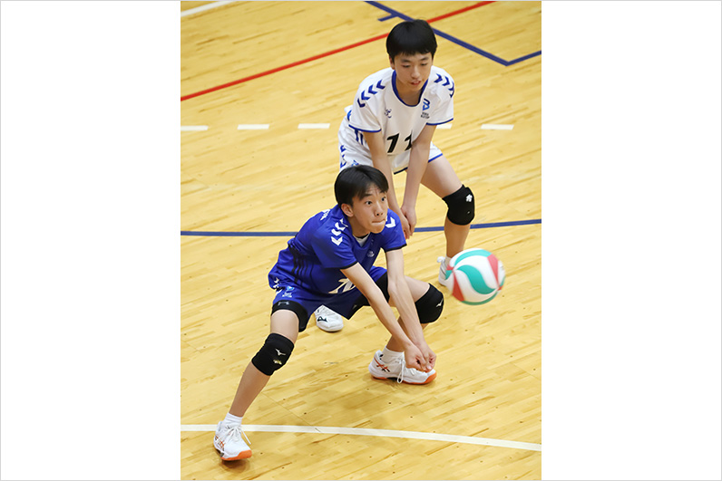 写真：試合中の選手の様子