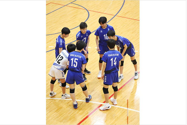 写真：試合中の選手の様子