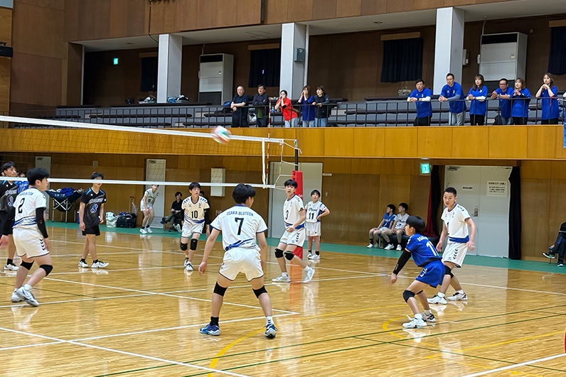 写真：試合中の選手の様子
