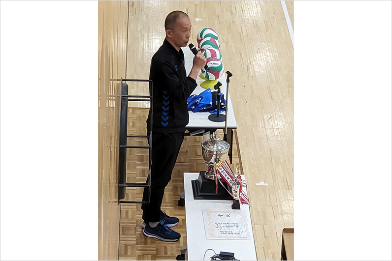 写真：試合中の選手の様子