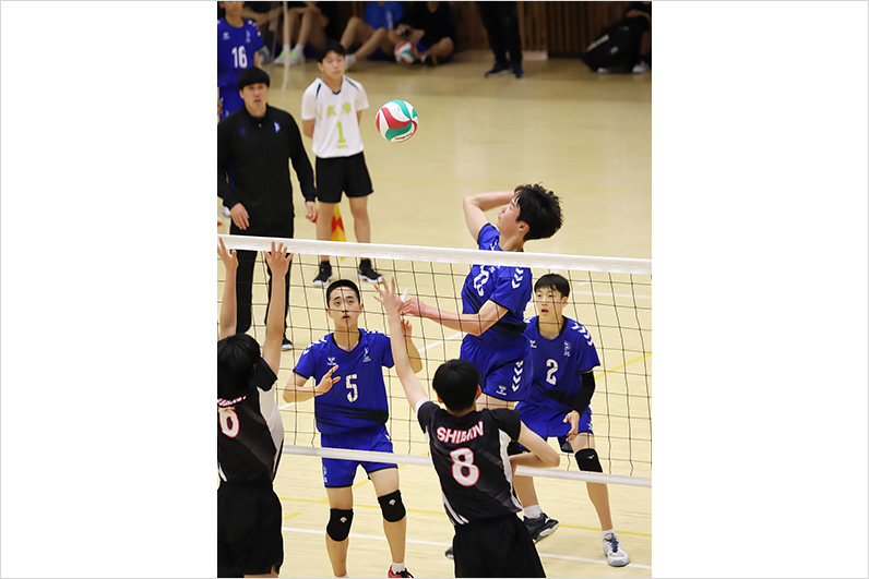 写真：試合中の選手の様子