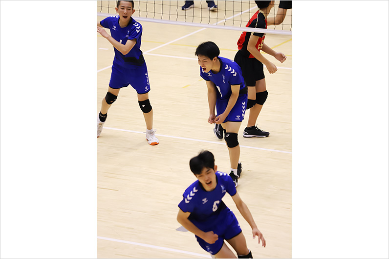 写真：試合中の選手の様子