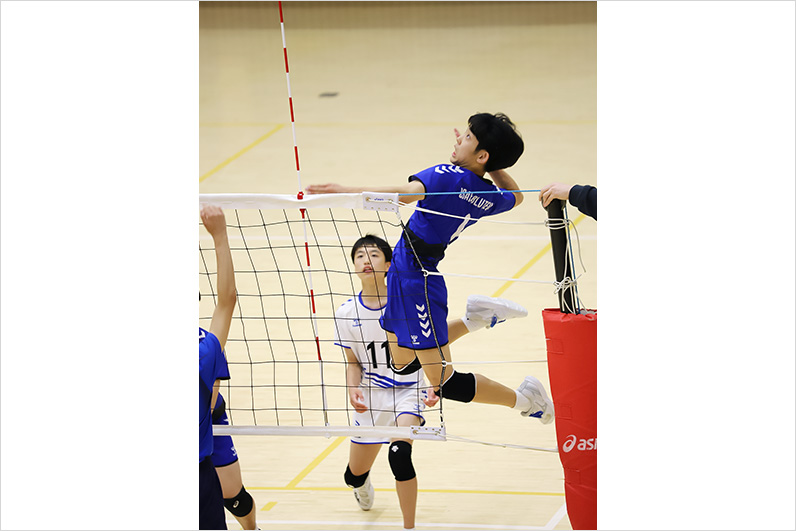 写真：試合中の選手の様子