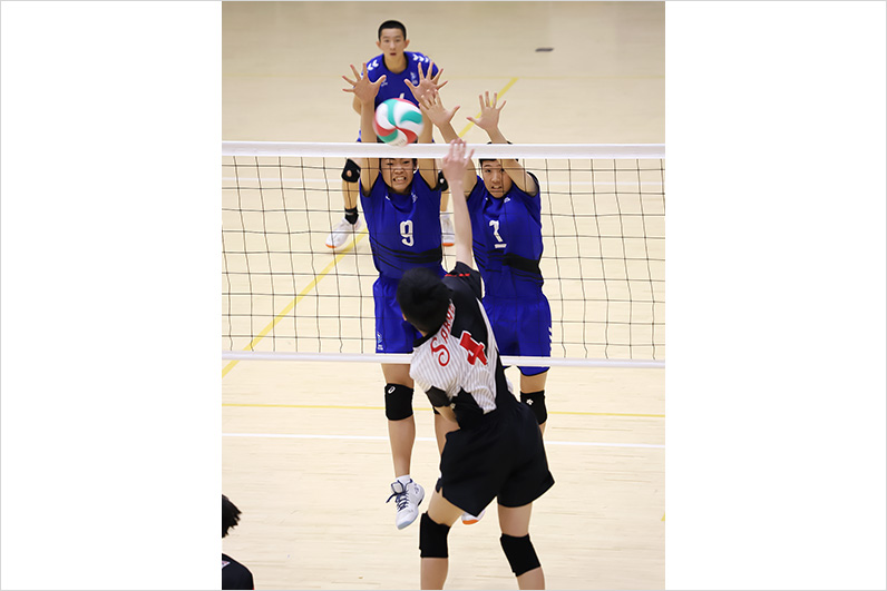 写真：試合中の選手の様子
