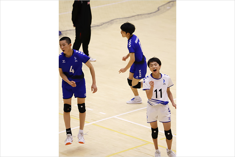 写真：試合中の選手の様子