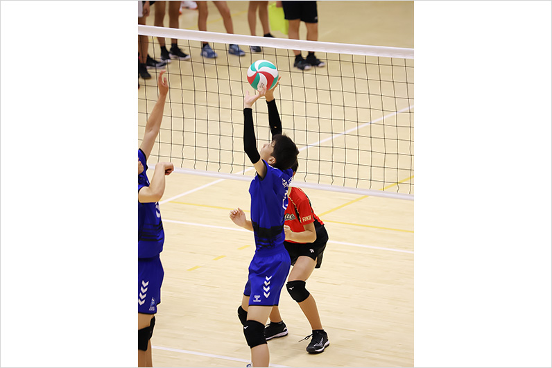 写真：試合中の選手の様子