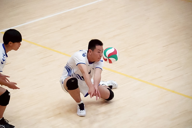 写真：試合中の選手の様子