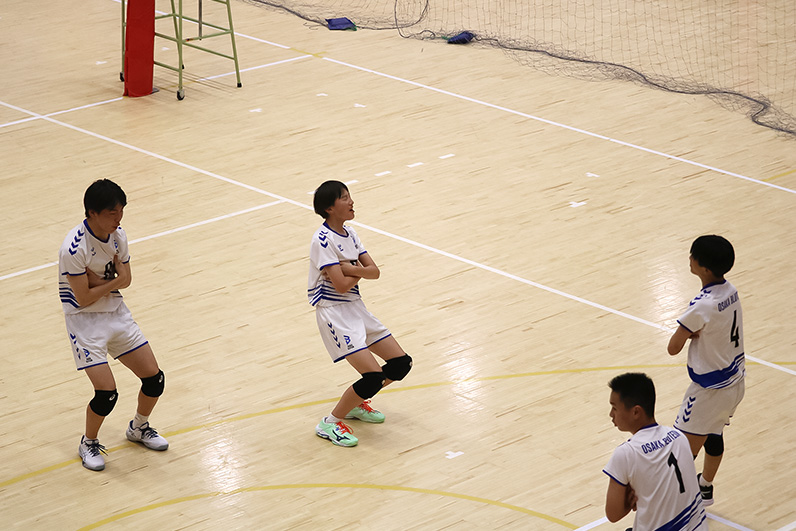 写真：試合中の選手の様子