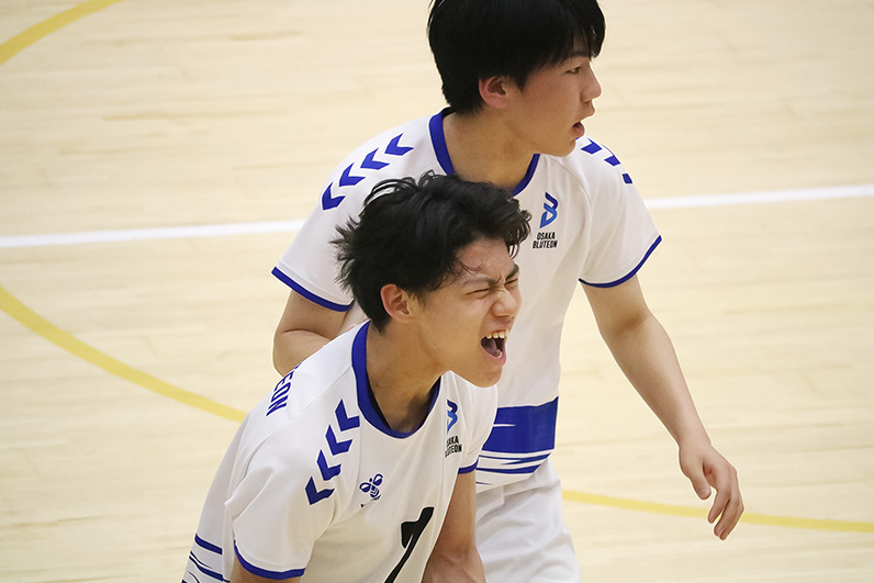 写真：試合中の選手の様子