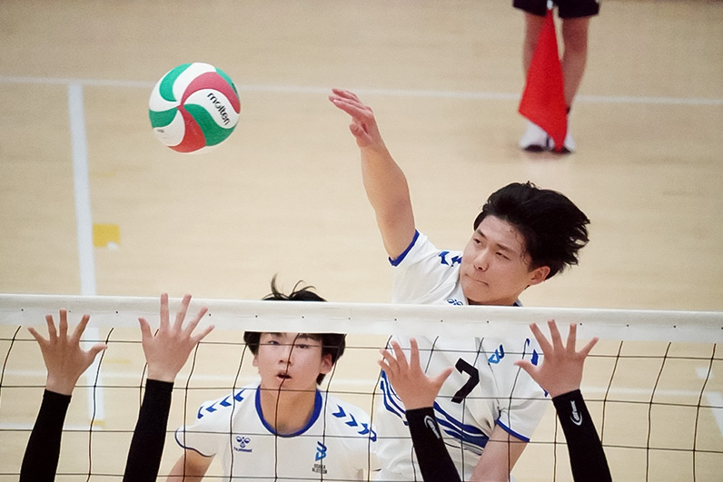 写真：試合中の選手の様子