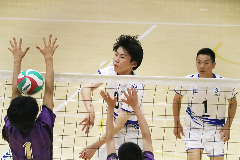 写真：試合中の選手の様子