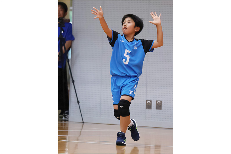 写真：試合中の選手の様子