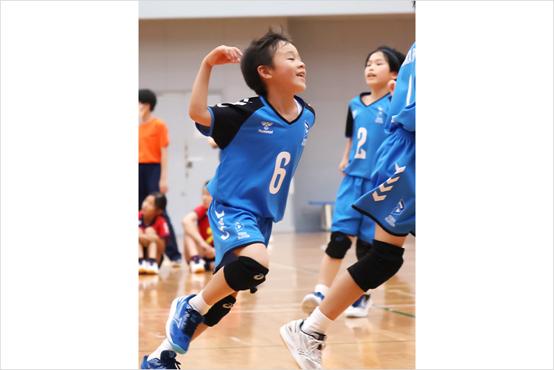 写真：試合中の選手の様子