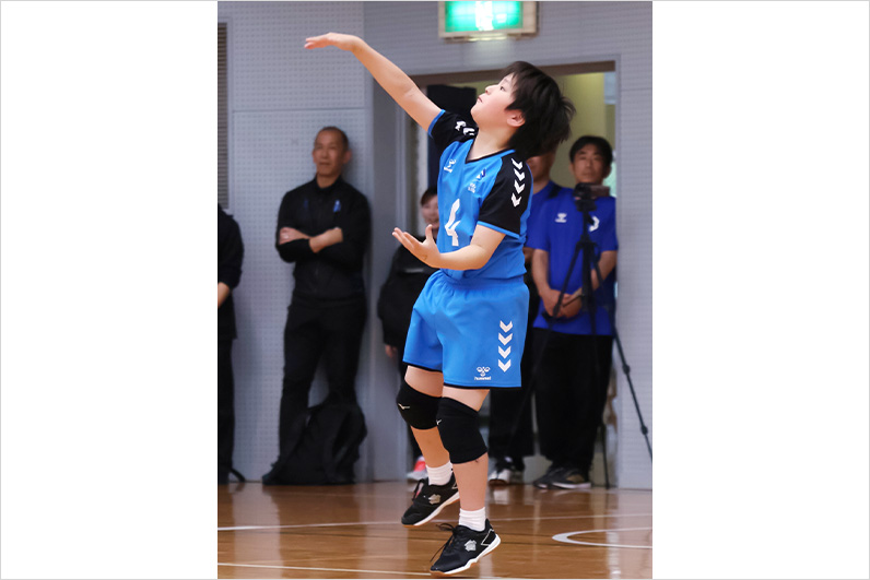 写真：試合中の選手の様子