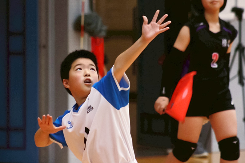 写真：試合中の選手の様子