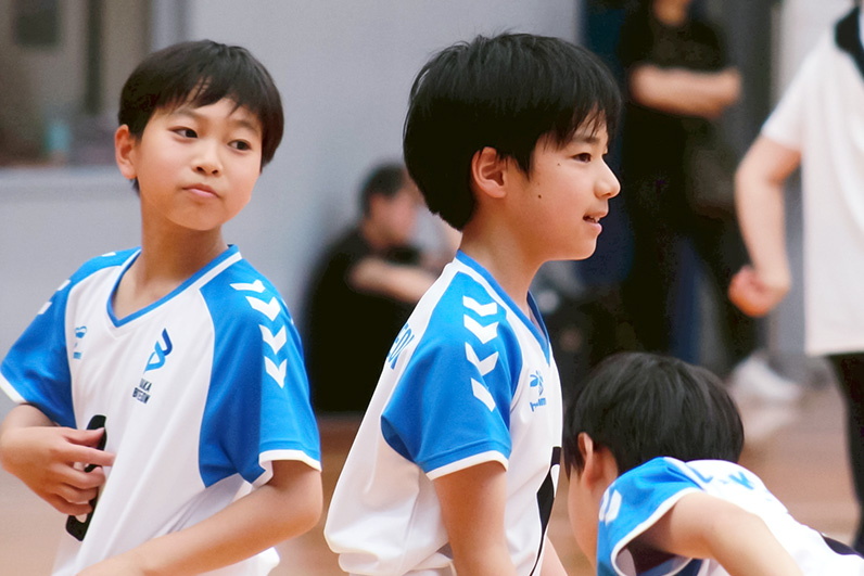 写真：試合中の選手の様子