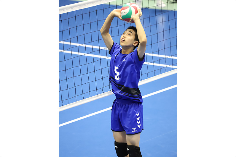 写真：試合中の選手の様子