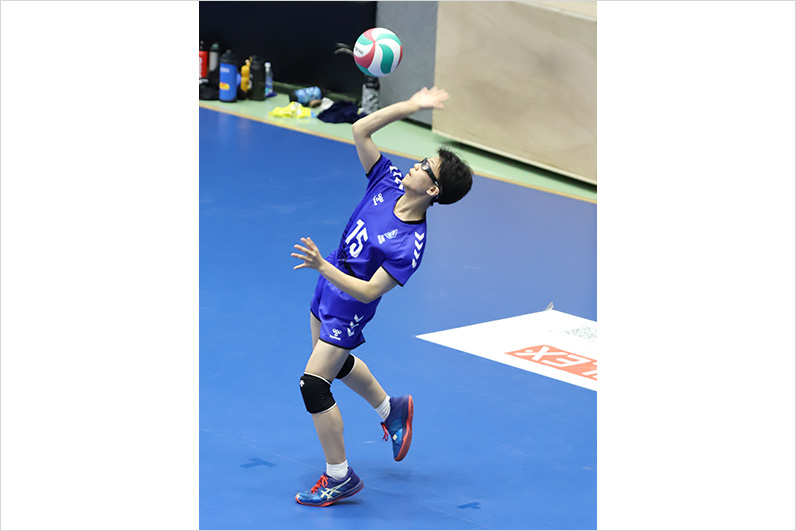 写真：試合中の選手の様子
