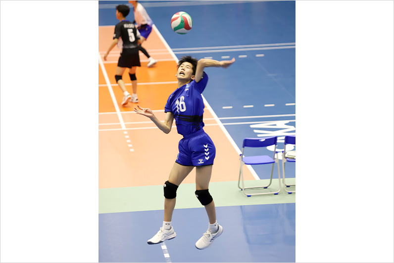 写真：試合中の選手の様子