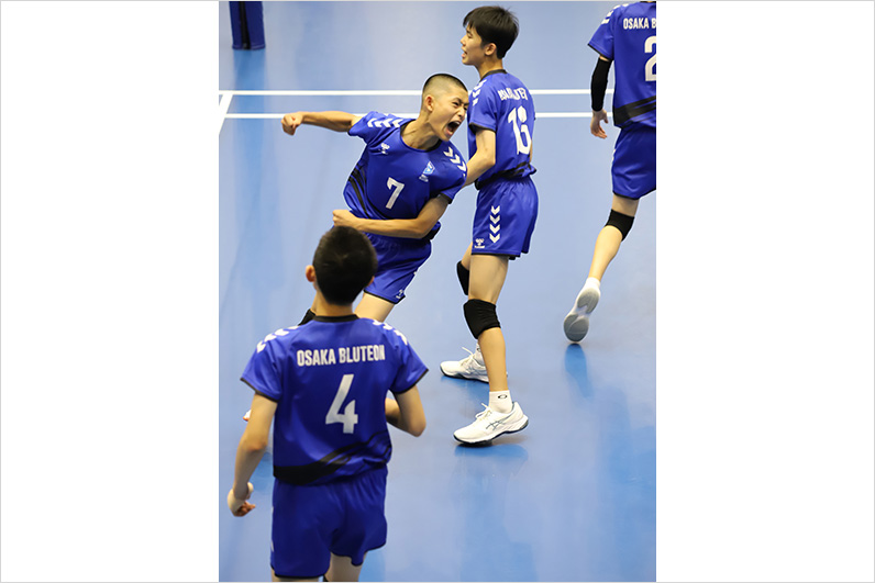 写真：試合中の選手の様子