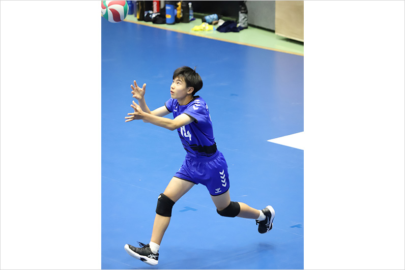 写真：試合中の選手の様子