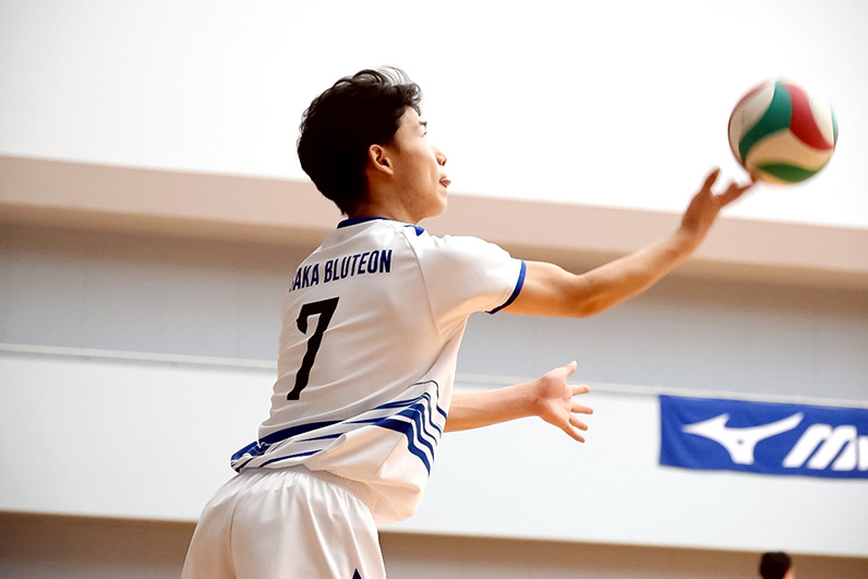 写真：試合中の選手の様子