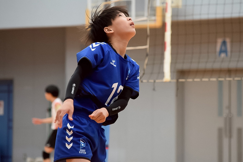 写真：試合中の選手の様子