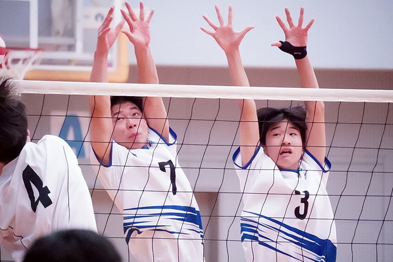 写真：試合中の選手の様子