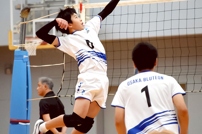 写真：試合中の選手の様子